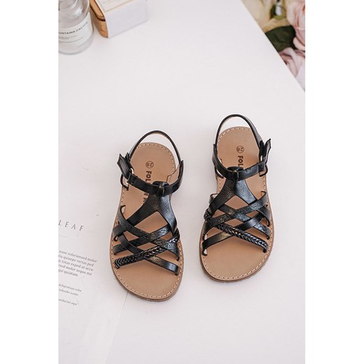 Rock &amp; Joy Sandały w kolorze czarnym Rock & Joy 27 wyprzedaż Limango Polska