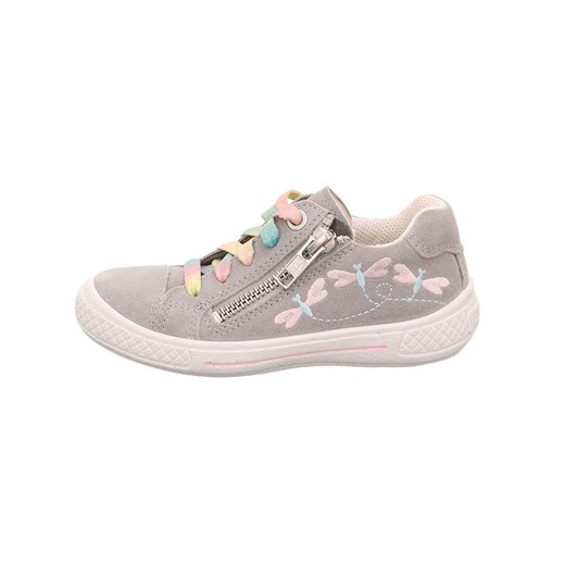 superfit Skórzane sneakersy &quot;Tensy&quot; w kolorze szarym ze sklepu Limango Polska w kategorii Buty sportowe dziecięce - zdjęcie 183693861