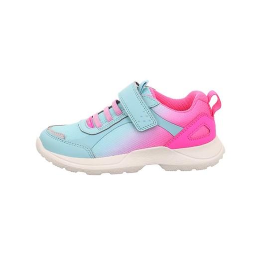 superfit Skórzane sneakersy &quot;Rush&quot; w kolorze błękitno-różowym ze sklepu Limango Polska w kategorii Buty sportowe dziecięce - zdjęcie 183693974