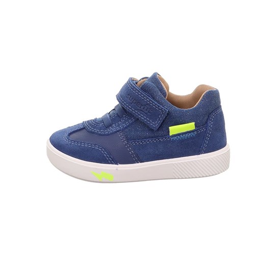 superfit Skórzane sneakersy &quot;Supies&quot; w kolorze niebieskim ze sklepu Limango Polska w kategorii Buty sportowe dziecięce - zdjęcie 183694053