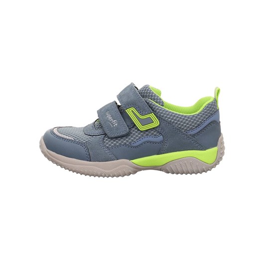 superfit Skórzane sneakersy &quot;Storm&quot; w kolorze niebiesko-zielonym ze sklepu Limango Polska w kategorii Buty sportowe dziecięce - zdjęcie 183694213