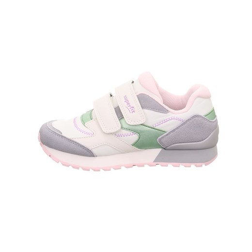 superfit Skórzane sneakersy &quot;Dash&quot; w kolorze biało-fioletowo-jasnoróżowym ze sklepu Limango Polska w kategorii Buty sportowe dziecięce - zdjęcie 183694340