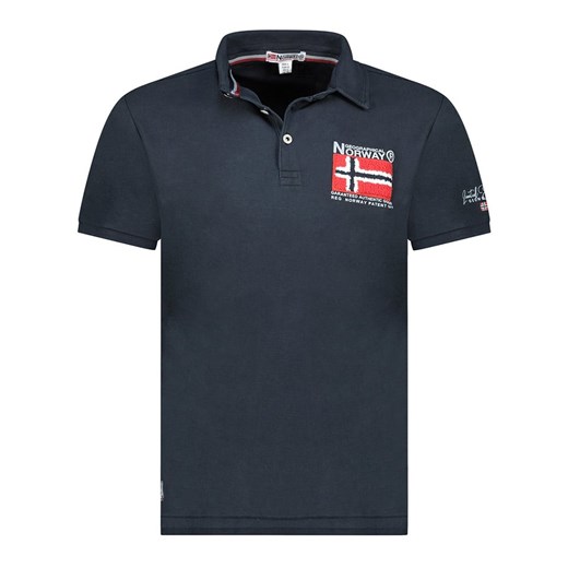 Geographical Norway Koszulka polo &quot;Kinvite&quot; w kolorze granatowym ze sklepu Limango Polska w kategorii T-shirty męskie - zdjęcie 183694621