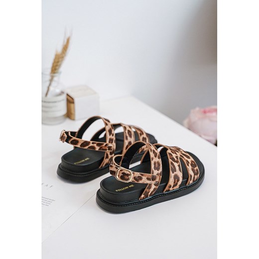 Rock &amp; Joy Sandały w kolorze beżowo-brązowym Rock & Joy 31 wyprzedaż Limango Polska