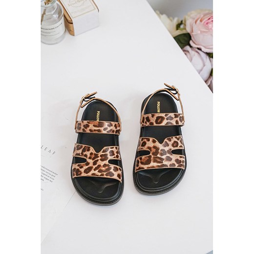 Rock &amp; Joy Sandały w kolorze beżowo-brązowym Rock & Joy 31 wyprzedaż Limango Polska