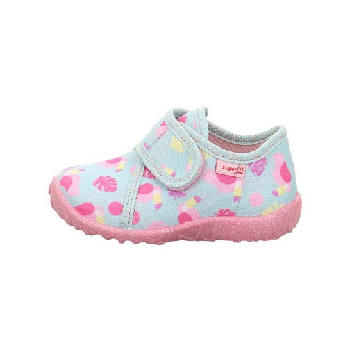 superfit Kapcie &quot;Spotty&quot; w kolorze błękitno-jasnoróżowym ze sklepu Limango Polska w kategorii Kapcie dziecięce - zdjęcie 183695440