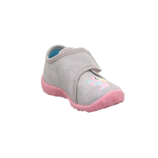 Kapcie dziecięce Superfit z aplikacjami  tkaninowe na rzepy 