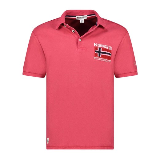 Geographical Norway Koszulka polo &quot;Kinvite&quot; w kolorze różowym ze sklepu Limango Polska w kategorii T-shirty męskie - zdjęcie 183695684