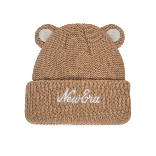 Czapka New Era Teddy Bear Ears Cuff Knit Beanie 60580794 Brązowy ze sklepu eobuwie.pl w kategorii Czapki dziecięce - zdjęcie 183695772