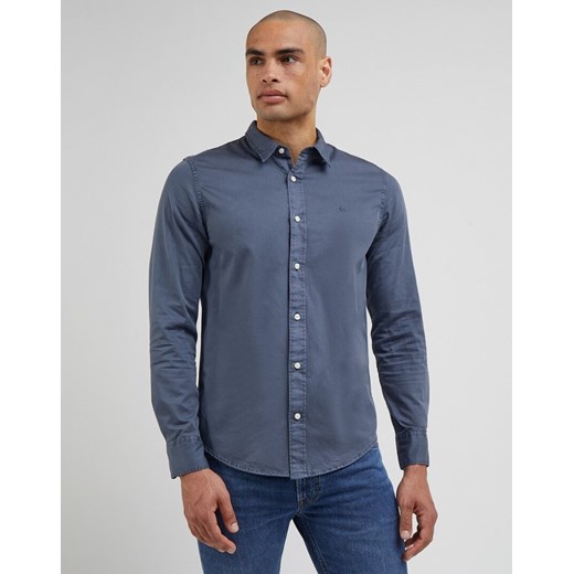 LEE PATCH SHIRT MĘSKA KOSZULA TAINT GREY LL37BMA66 ze sklepu YouNeedit.pl w kategorii Koszule męskie - zdjęcie 183696864