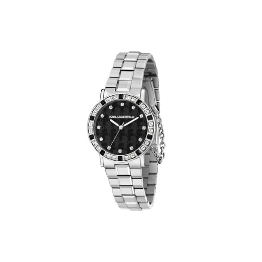 Zegarek KARL LAGERFELD R0553100502 Srebrny ze sklepu eobuwie.pl w kategorii Zegarki - zdjęcie 183699330