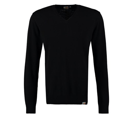 Carhartt PLAYOFF Sweter black zalando czarny abstrakcyjne wzory