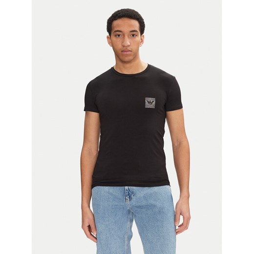 Emporio Armani Underwear T-Shirt EM000375 AF10798 UC001 Czarny Slim Fit ze sklepu MODIVO w kategorii T-shirty męskie - zdjęcie 183701050