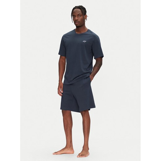 Jack&Jones Piżama Omaha 12276880 Granatowy Standard Fit M MODIVO