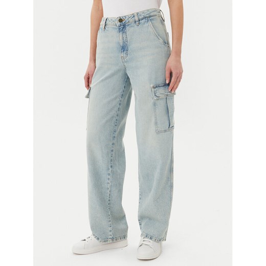 Guess Jeans Jeansy W5RA1R D5M51 Błękitny Regular Fit ze sklepu MODIVO w kategorii Jeansy damskie - zdjęcie 183701102