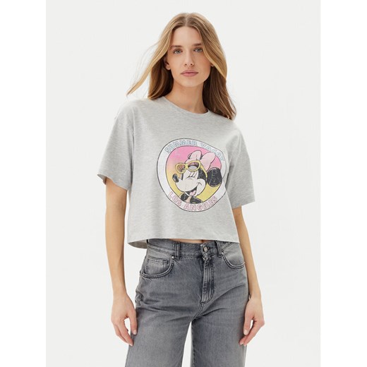 ONLY T-Shirt Mickey Minnie 15348126 Szary Regular Fit ze sklepu MODIVO w kategorii Bluzki damskie - zdjęcie 183701111
