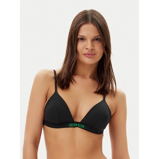 Calvin Klein Swimwear Góra od bikini KW0KW02785 Czarny ze sklepu MODIVO w kategorii Stroje kąpielowe - zdjęcie 183701144