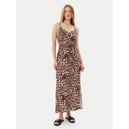 Vero Moda Sukienka letnia Easy 10307995 Brązowy Regular Fit ze sklepu MODIVO w kategorii Sukienki - zdjęcie 183701162