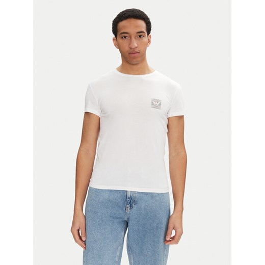Emporio Armani Underwear T-Shirt EM000375 AF10798 U0002 Biały Slim Fit ze sklepu MODIVO w kategorii T-shirty męskie - zdjęcie 183701170