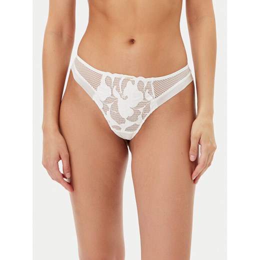 Chantelle Stringi Fleurs Signature C12Q90 Biały ze sklepu MODIVO w kategorii Majtki damskie - zdjęcie 183701180