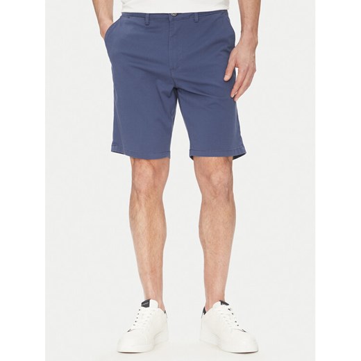 Selected Homme Szorty materiałowe Miles 16092329 Granatowy Slim Fit ze sklepu MODIVO w kategorii Spodenki męskie - zdjęcie 183701200