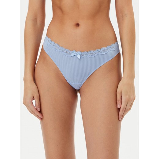 Hunkemöller Stringi Lola 300923 Błękitny ze sklepu MODIVO w kategorii Majtki damskie - zdjęcie 183701213