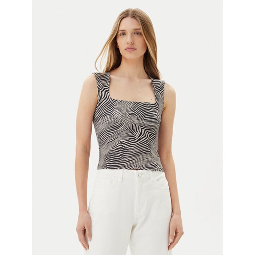 Vero Moda Top Million 10312751 Beżowy Slim Fit ze sklepu MODIVO w kategorii Bluzki damskie - zdjęcie 183701244