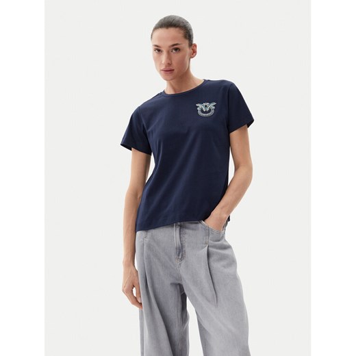 PINKO T-Shirt Nambrone 103320 A2G7 Granatowy Regular Fit Pinko XL MODIVO