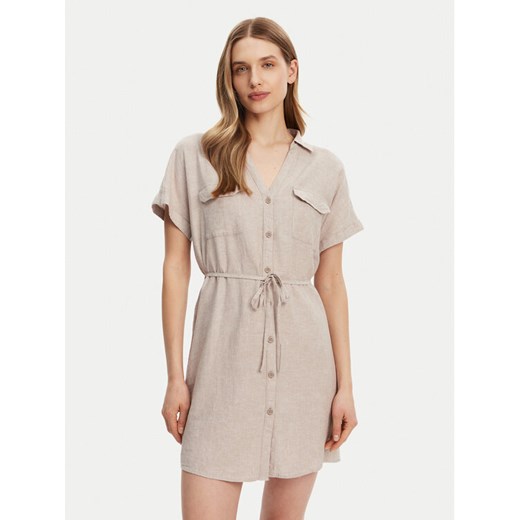 Vero Moda Sukienka letnia Linn 10323027 Szary Relaxed Fit ze sklepu MODIVO w kategorii Sukienki - zdjęcie 183701261