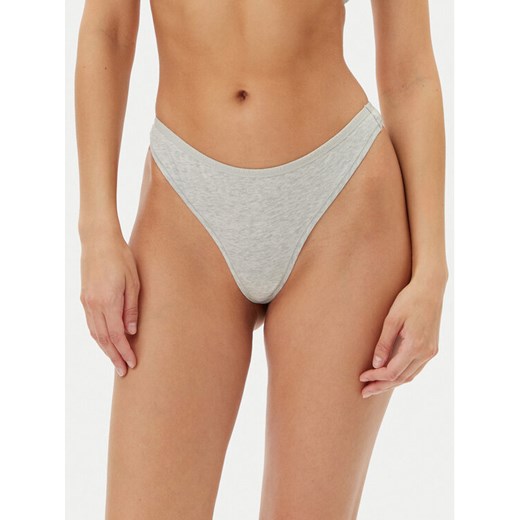 Tommy Hilfiger Stringi UW0UW05741 Szary ze sklepu MODIVO w kategorii Majtki damskie - zdjęcie 183701264