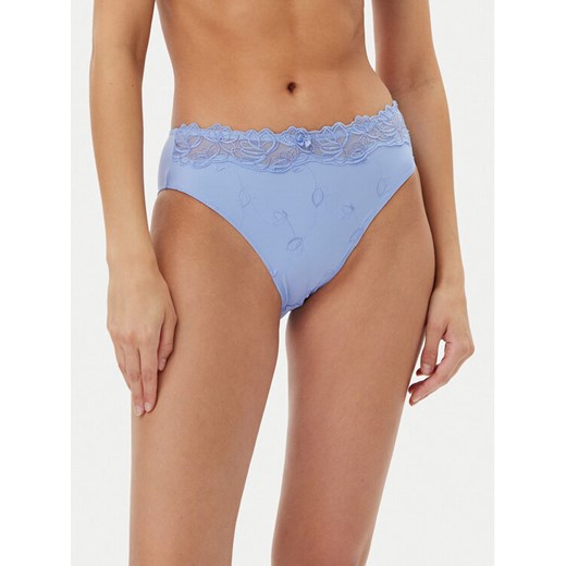 Hunkemöller Figi klasyczne z wysokim stanem Diva 301190 Błękitny ze sklepu MODIVO w kategorii Majtki damskie - zdjęcie 183701271