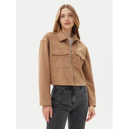 ONLY Kurtka z imitacji skóry Stina 15351260 Brązowy Regular Fit ze sklepu MODIVO w kategorii Kurtki damskie - zdjęcie 183701283