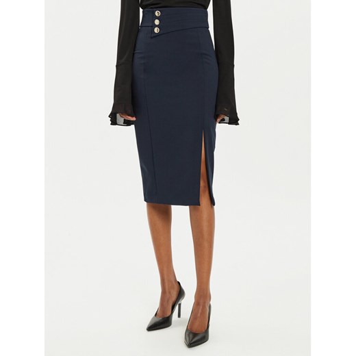 Rinascimento Spódnica midi CFC0119972003 Granatowy Slim Fit Rinascimento M MODIVO