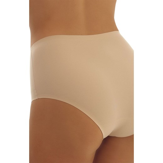 Figi damskie z wysokim stanem beżowe Comfort, Kolor beżowy, Rozmiar 2XL, EMILI ze sklepu Primodo w kategorii Majtki damskie - zdjęcie 183703551