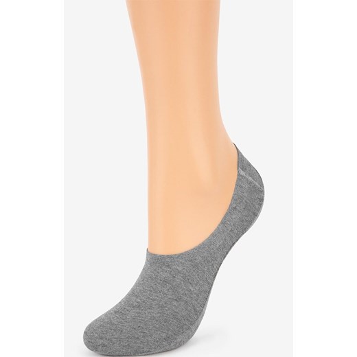 Marilyn 2-pack stopki damskie z silikonem szare Discreet, Kolor szary, Rozmiar 35-38, Marilyn ze sklepu Primodo w kategorii Skarpetki damskie - zdjęcie 183703594
