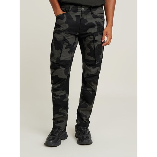 G-Star Bojówki - Tapered fit - w kolorze szaro-czarnym ze sklepu Limango Polska w kategorii Spodnie męskie - zdjęcie 183703814