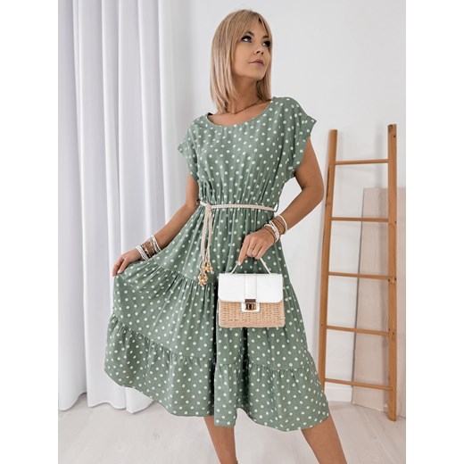 sukienka lovarel khaki one size ze sklepu UBRA w kategorii Sukienki - zdjęcie 183704380