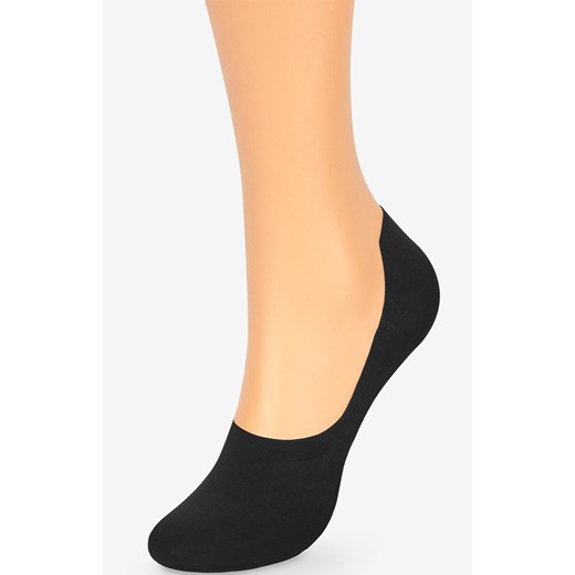 Stopki damskie bawełniane czarne z silikonem Discreet Marilyn, Kolor czarny, Rozmiar 35-38, Marilyn ze sklepu Intymna w kategorii Skarpetki damskie - zdjęcie 183704522