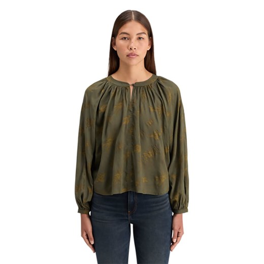 Scotch &amp; Soda Bluzka w kolorze khaki ze sklepu Limango Polska w kategorii Bluzki damskie - zdjęcie 183704700