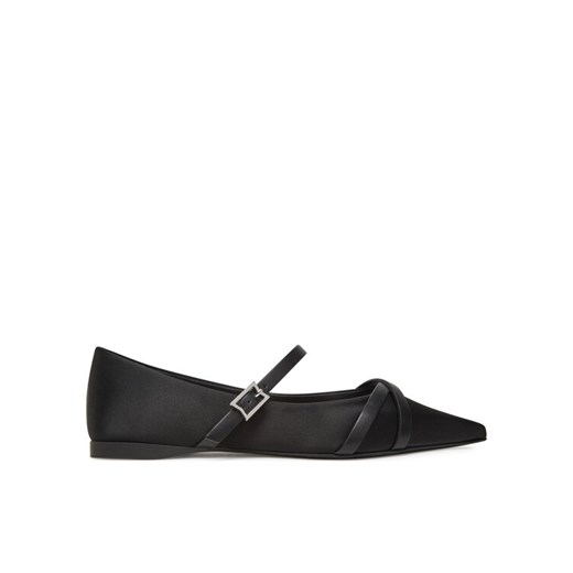 Półbuty Max Mara Satinflat 2514521272600 Czarny ze sklepu eobuwie.pl w kategorii Balerinki - zdjęcie 183704853