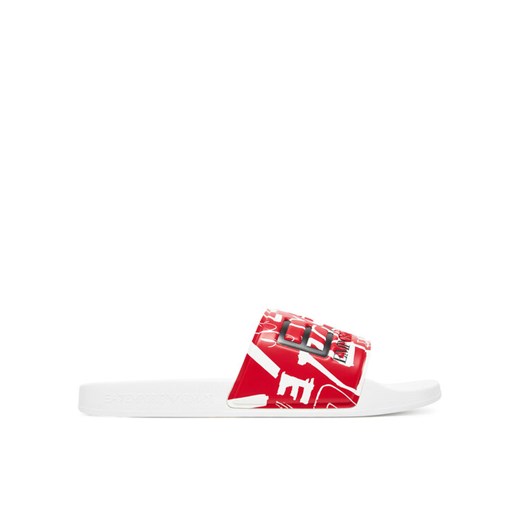 Klapki EA7 Emporio Armani 7X000108 AF15118 M0113 Czerwony ze sklepu eobuwie.pl w kategorii Klapki męskie - zdjęcie 183704862