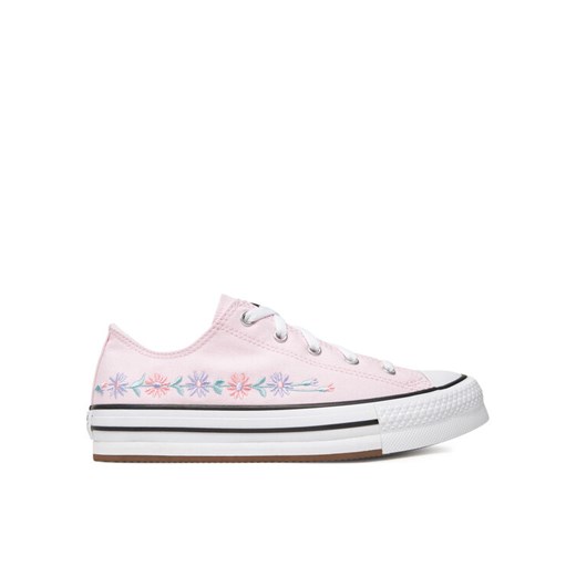 Trampki Converse All Star EVA Lift Platform Florals A14995C Różowy ze sklepu eobuwie.pl w kategorii Trampki dziecięce - zdjęcie 183704952
