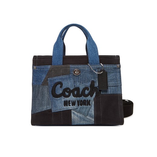 Torebka Coach Cargo Patchwork 26 CAM63 LHDEI Niebieski ze sklepu eobuwie.pl w kategorii Kuferki - zdjęcie 183704982