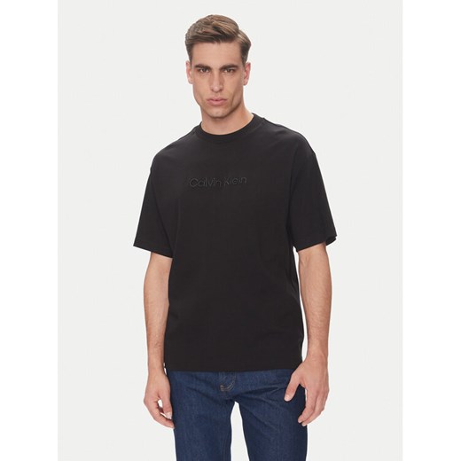 Calvin Klein T-Shirt LV04LC206G Czarny Relaxed Fit ze sklepu MODIVO w kategorii T-shirty męskie - zdjęcie 183706372