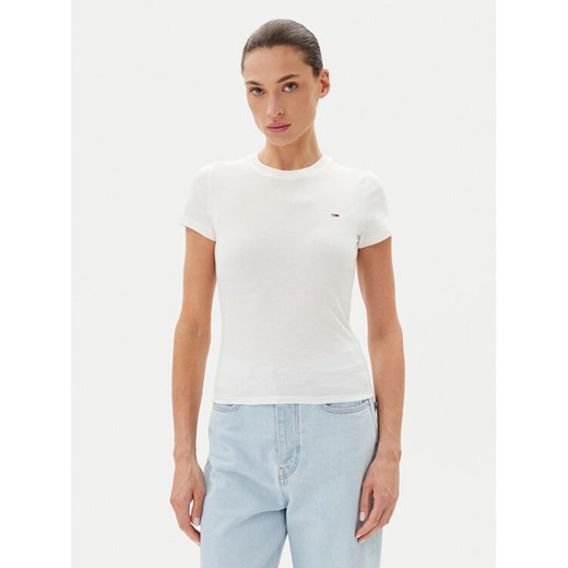 Tommy Jeans Komplet 2 t-shirtów DW0DW21366 Kolorowy Slim Fit ze sklepu MODIVO w kategorii Bluzki damskie - zdjęcie 183706391