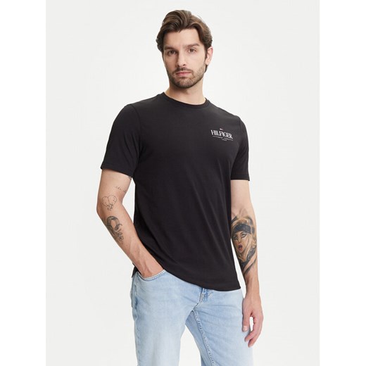 Tommy Hilfiger T-Shirt Stack MW0MW39355 Czarny Regular Fit ze sklepu MODIVO w kategorii T-shirty męskie - zdjęcie 183706403