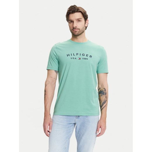 Tommy Hilfiger T-Shirt Fathers Day MW0MW39356 Zielony Regular Fit ze sklepu MODIVO w kategorii T-shirty męskie - zdjęcie 183706421