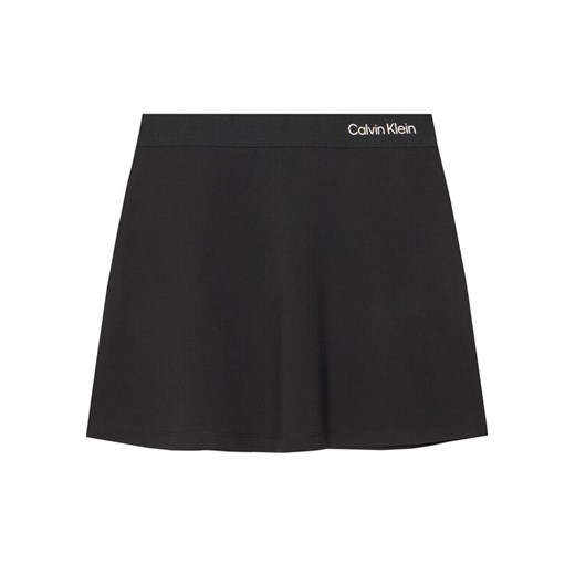 Calvin Klein Jeans Spódnica Logo Tape IG0IG02784 D Czarny Regular Fit ze sklepu MODIVO w kategorii Spódnice dziewczęce - zdjęcie 183706442