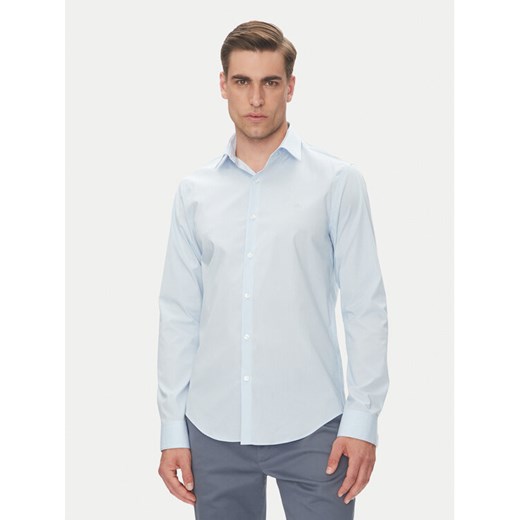 Calvin Klein Koszula LV019EU013 Błękitny Slim Fit ze sklepu MODIVO w kategorii Koszule męskie - zdjęcie 183706482