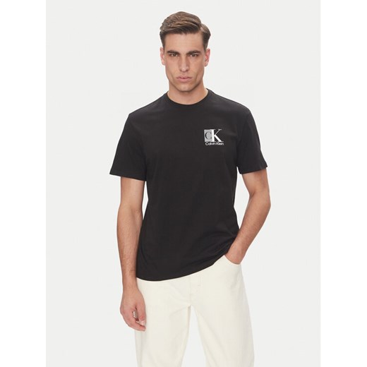 Calvin Klein T-Shirt Abstract Graphic LV04RC853G Czarny Regular Fit ze sklepu MODIVO w kategorii T-shirty męskie - zdjęcie 183706502